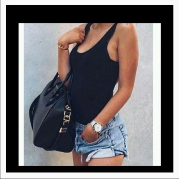 Iron Fist Ribbed Thong Black One Piece Bodysuit - Picture 5 of 8